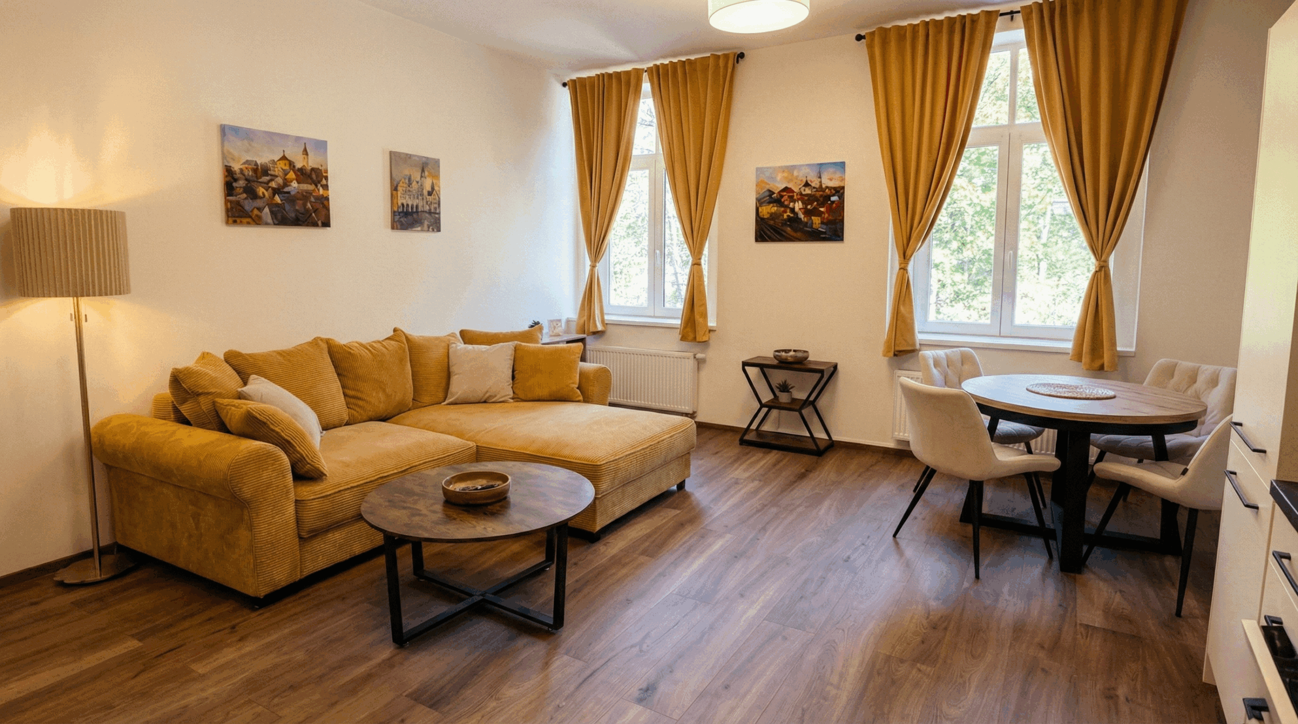 Samaya Apartments - obývací pokoj